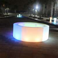 Plastic Garden Waterproof Led Outdoor Furniture