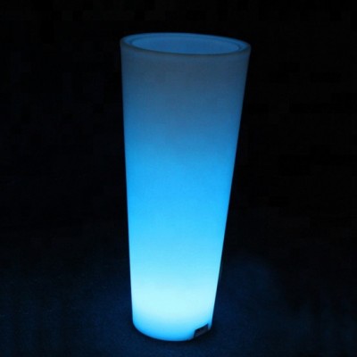 rechargeable flower pot, led pots, high led colorful pot