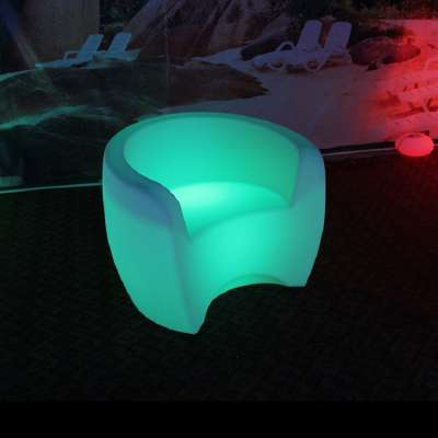 LED Glowing Plastic Bar Chair/Sofa