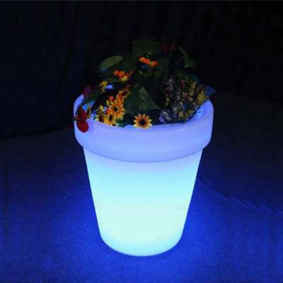 Bright Color Outdoor Led Flower Pot