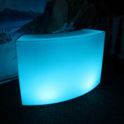 LED Plastic Round Bar Counter for Pub