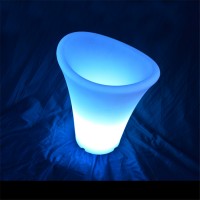 Glowing LED Ice Bucket for Beer and Wine with Rechargeable Battery