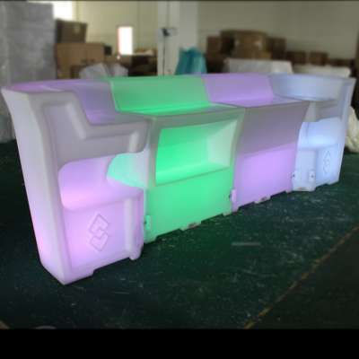 Illuminated LED Mobile Bar Counter